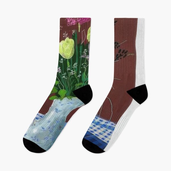 Item preview, David Hockney -  th February , Jug With Flowers - Signed Print by David Hockney undefinedr designed and sold by LILLIANSTRANGEy.