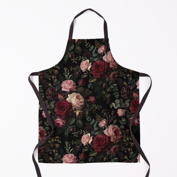 Item preview, Dark Romantic Vintage Rose Floral Pattern designed and sold by PunchDrop.