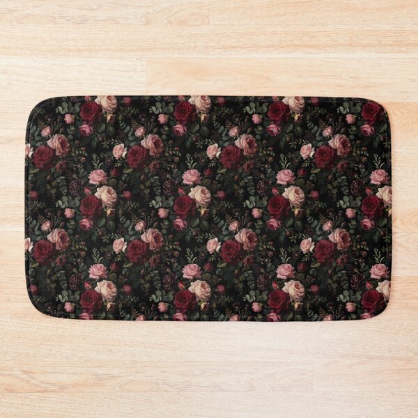 Item preview, Dark Romantic Vintage Rose Floral Pattern designed and sold by PunchDrop.