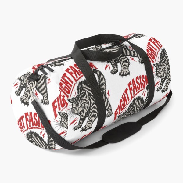 Item preview, Fight Fascism Retro Angry Cat Political Activism Design designed and sold by luffyShop1.