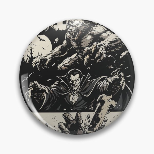 Item preview, Halloween Movie Monsters - Spooky Werewolf, Vampire, Zombie designed and sold by legendaryskins.