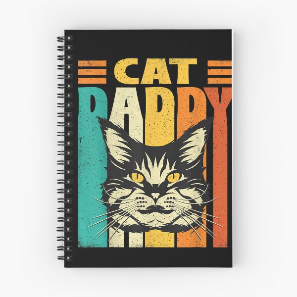 Item preview, Cat Daddy Vintage Retro Sunset Cat Lover Shirt designed and sold by PinkPeonStores.