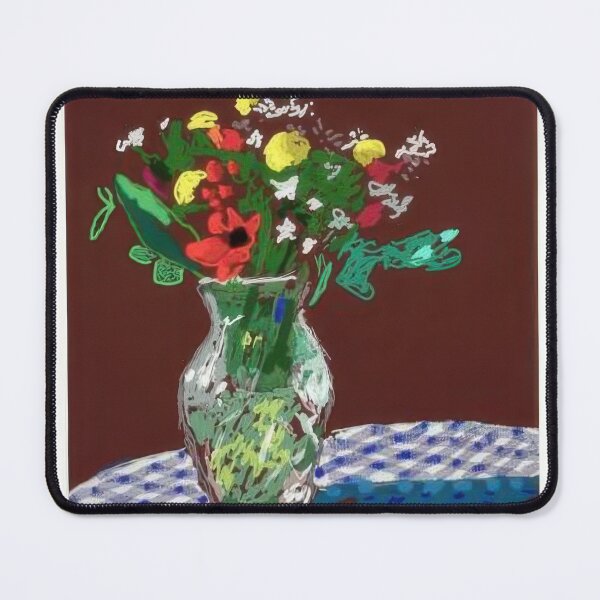 Item preview, David Hockney -  th February, , More Flowers In A Glass Vase - Signed Print by David Hockney undefinedr designed and sold by LILLIANSTRANGEy.