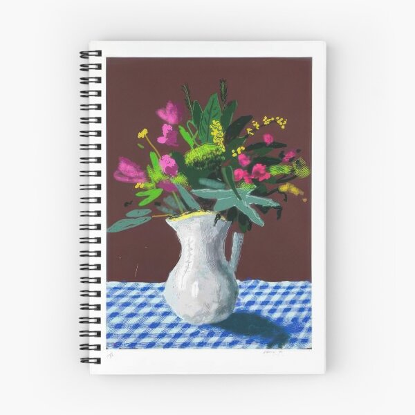 Item preview, David Hockney -  th March , Flowers In A Jug - Signed Print by David Hockney undefinedr designed and sold by LILLIANSTRANGEy.