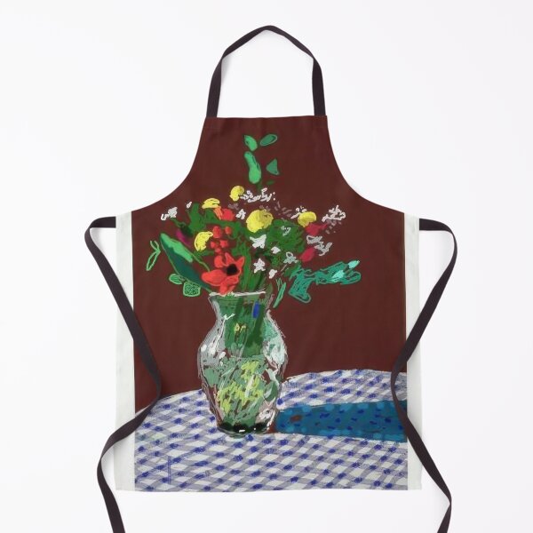 Item preview, David Hockney -  th February, , More Flowers In A Glass Vase - Signed Print by David Hockney undefinedr designed and sold by LILLIANSTRANGEy.