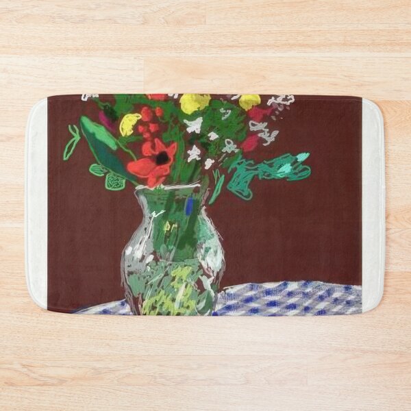Item preview, David Hockney -  th February, , More Flowers In A Glass Vase - Signed Print by David Hockney undefinedr designed and sold by LILLIANSTRANGEy.