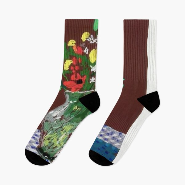 Item preview, David Hockney -  th February, , More Flowers In A Glass Vase - Signed Print by David Hockney undefinedr designed and sold by LILLIANSTRANGEy.