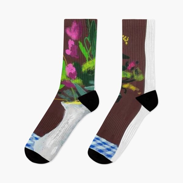 Item preview, David Hockney -  th March , Flowers In A Jug - Signed Print by David Hockney undefinedr designed and sold by LILLIANSTRANGEy.