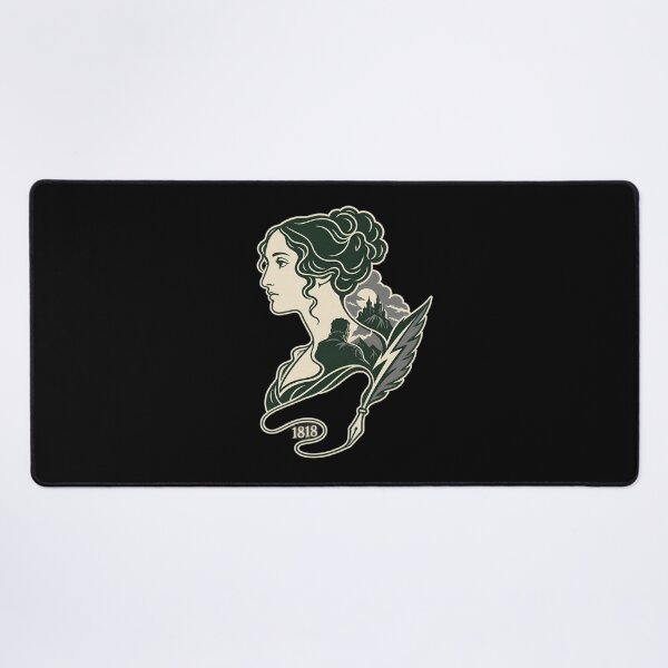 Item preview, Mary Shelley 1818 Author and Creature Cameo designed and sold by Fenay Designs.