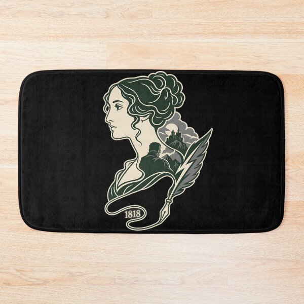 Item preview, Mary Shelley 1818 Author and Creature Cameo designed and sold by Fenay Designs.
