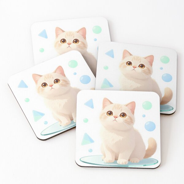 Item preview, Kitty and Shapes designed and sold by Totally Trendy Designs.