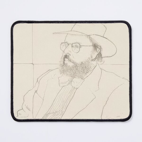 Item preview, David Hockney - Henry Geldzahler With Hat - Signed Print by David Hockney undefinedr designed and sold by LILLIANSTRANGEy.