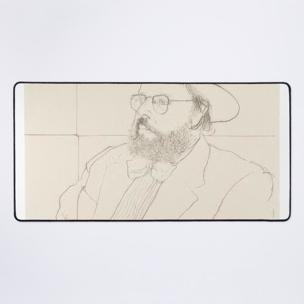 Item preview, David Hockney -  Henry Geldzahler With Hat - Signed Print by David Hockney undefinedr designed and sold by LILLIANSTRANGEy.