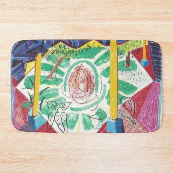 Item preview, David Hockney -  Views Of Hotel Well II - Signed Print by David Hockney undefinedr designed and sold by LILLIANSTRANGEy.