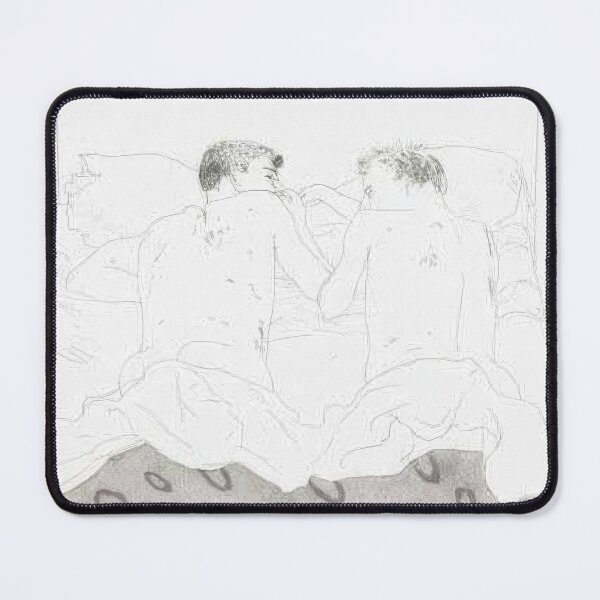 Item preview, David Hockney - Two Boys Aged Or - Signed Print by David Hockney undefinedr designed and sold by LILLIANSTRANGEy.