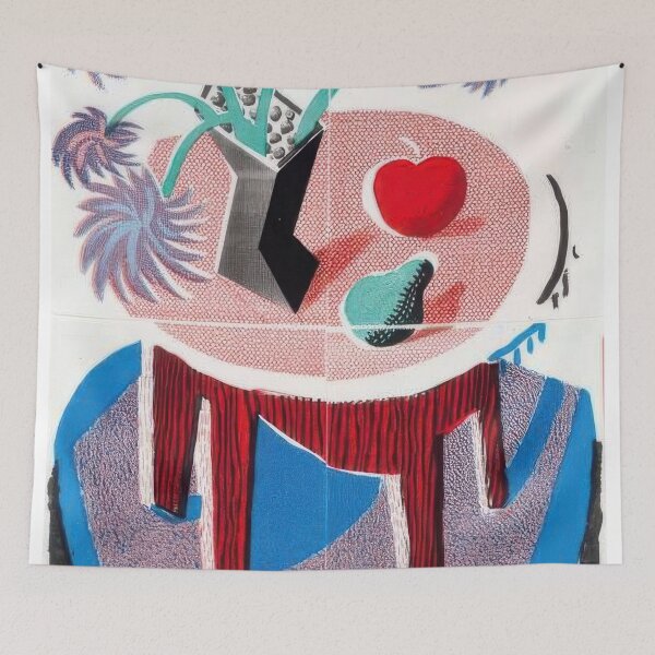 Item preview, David Hockney -  Flowers Apple And Pear On Table - Signed Print by David Hockney undefinedr designed and sold by LILLIANSTRANGEy.