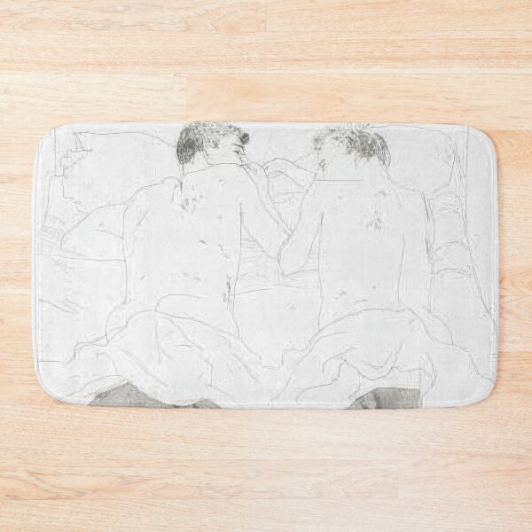 Item preview, David Hockney -  Two Boys Aged  Or  - Signed Print by David Hockney undefinedr designed and sold by LILLIANSTRANGEy.