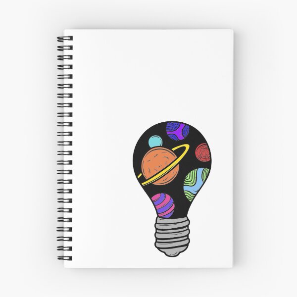 Item preview, Cosmic Lightbulb Universe designed and sold by KayCozyStickers.