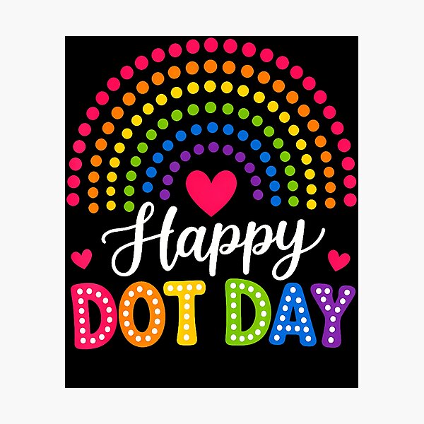 Item preview, Happy Dot Day Rainbow Colorful Polka Dot Teacher Teen Girls designed and sold by serialcarachts.