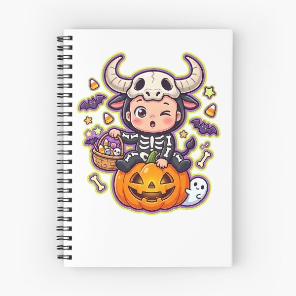 Item preview, Copy of Cute Spooky Little Skeleton Baby with Jack-o'-Lantern Halloween Costume designed and sold by BrainConstip.