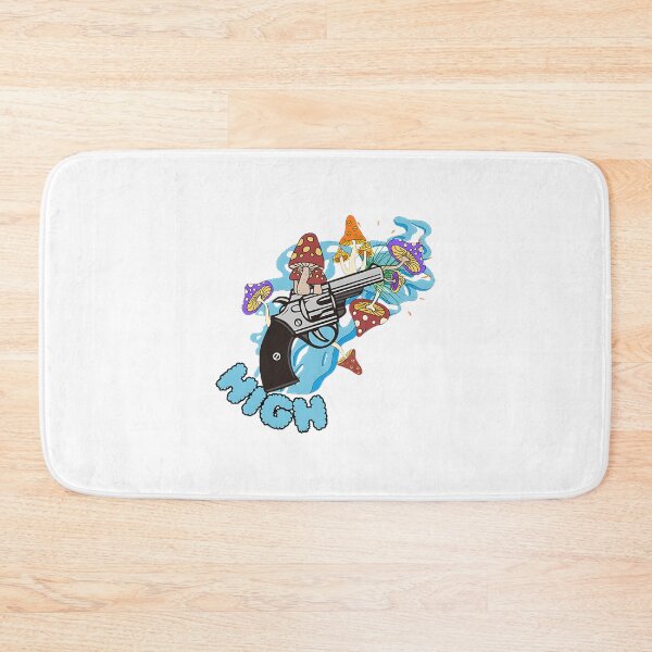 Item preview, Creative Mushrooms and Gun Illustration Design designed and sold by hannahnormann.
