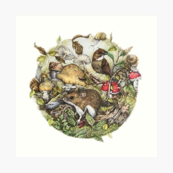 On the head of a pin Art Print