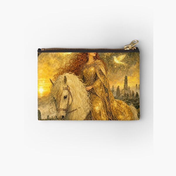 Item preview, Rhiannon at Gorsedd Arberth | A Celtic Vision of the Otherworld designed and sold by Stoneflower-Art.