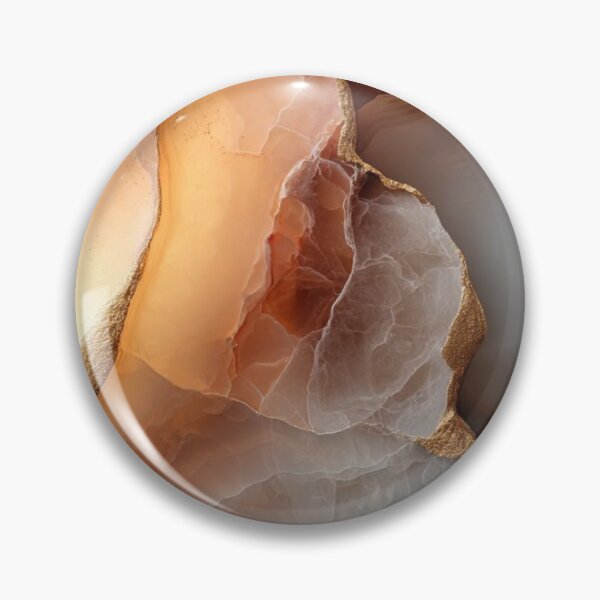 Item preview, Blush Pink Agate Slice Geode with Gold Foil Edges — Luxury Mineral Marble Texture designed and sold by LYAN-STORE.