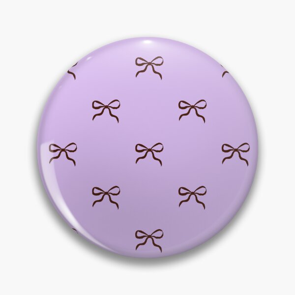 Item preview, Coquette Lilac Brown Bow Pattern designed and sold by jianina-alondra.