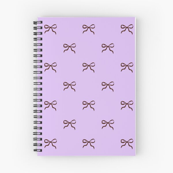 Item preview, Coquette Lilac Brown Bow Pattern designed and sold by jianina-alondra.