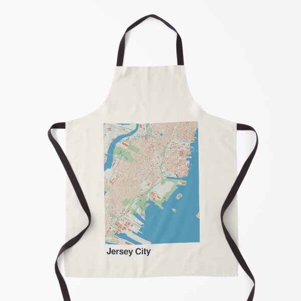 Item preview, Jersey City Minimalistic Map Art designed and sold by MapsNerd.