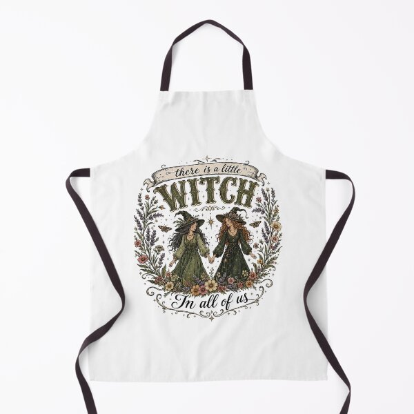 Item preview, There Is a Little Witch in All of Us Witchy Sisters Vintage Halloween designed and sold by thefirstbroo.