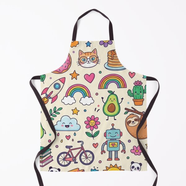 Item preview, Cute Kawaii Doodle Pattern designed and sold by lungpleecha.