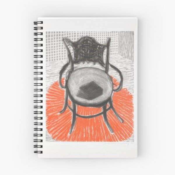Item preview, David Hockney -  Chair With Book On Red Carpet - Signed Print by David Hockney undefinedr designed and sold by LILLIANSTRANGEy.