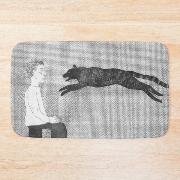 Item preview, David Hockney -  A Black Cat Leaping - Signed Print by David Hockney undefinedr designed and sold by LILLIANSTRANGEy.