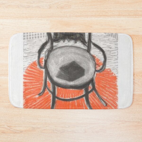Item preview, David Hockney -  Chair With Book On Red Carpet - Signed Print by David Hockney undefinedr designed and sold by LILLIANSTRANGEy.