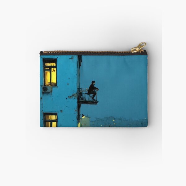 Item preview, Lonely Man on City Balcony designed and sold by Not Hugo.