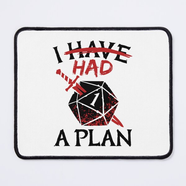 Item preview, Funny DnD I HAD a plan designed and sold by wolfkin-design.