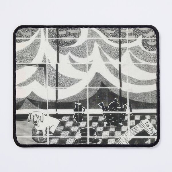 Item preview, David Hockney -  Breakfast With Stanley In Malibu - Signed Print by David Hockney undefinedr designed and sold by LILLIANSTRANGEy.