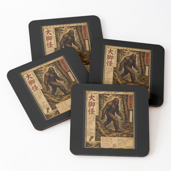 Item preview, Vintage Japanese Bigfoot Newspaper Funny Cryptid Sasquatch designed and sold by Pider-Vampire.