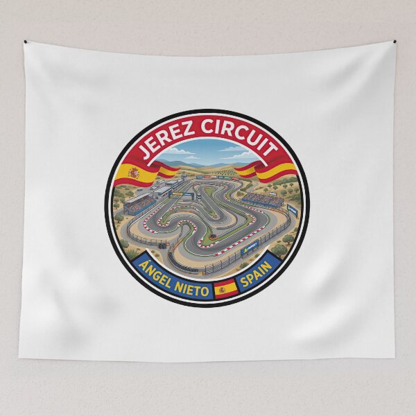 Item preview, Jerez Grand Prix Circuit Spain designed and sold by enzoade.