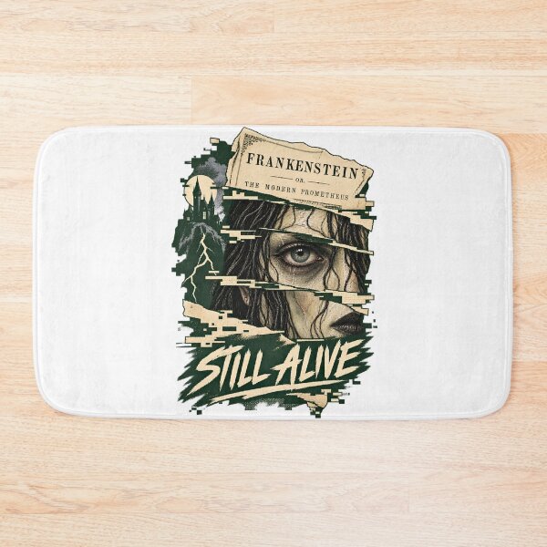 Item preview, Frankenstein Still Alive Torn Novel Collage designed and sold by Fenay Designs.