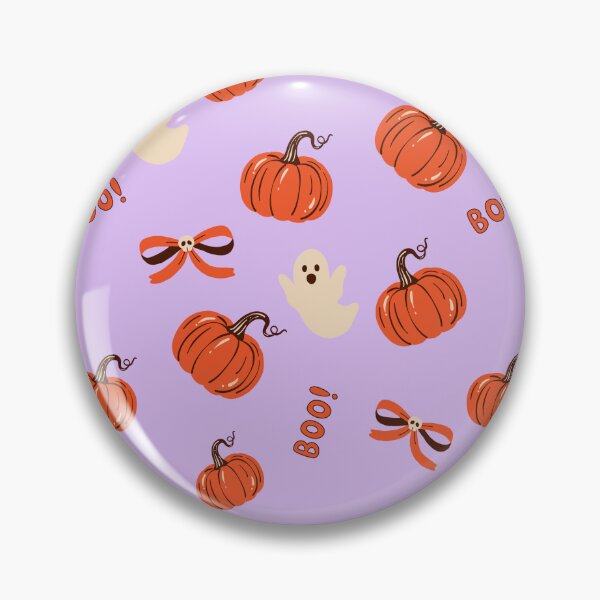 Item preview, Cute Retro Halloween Pumpkin Ghost Pattern designed and sold by jianina-alondra.