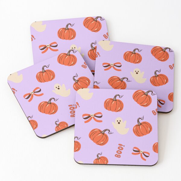 Item preview, Cute Retro Halloween Pumpkin Ghost Pattern designed and sold by jianina-alondra.