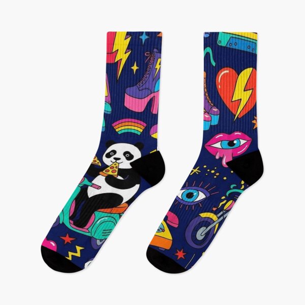 Item preview, Neon Retro Pop Art Maximalist Pattern designed and sold by lungpleecha.