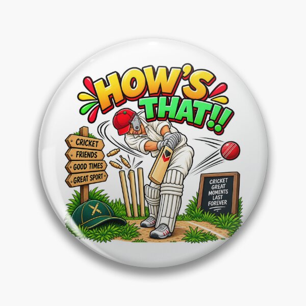 Item preview, Funny Cricket Gift – How’s That! Cricket Lover designed and sold by mygiftideas.