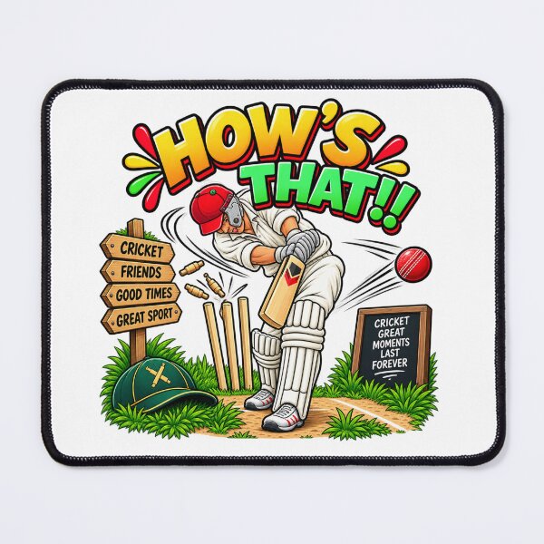 Item preview, Funny Cricket Gift – How’s That! Cricket Lover designed and sold by mygiftideas.