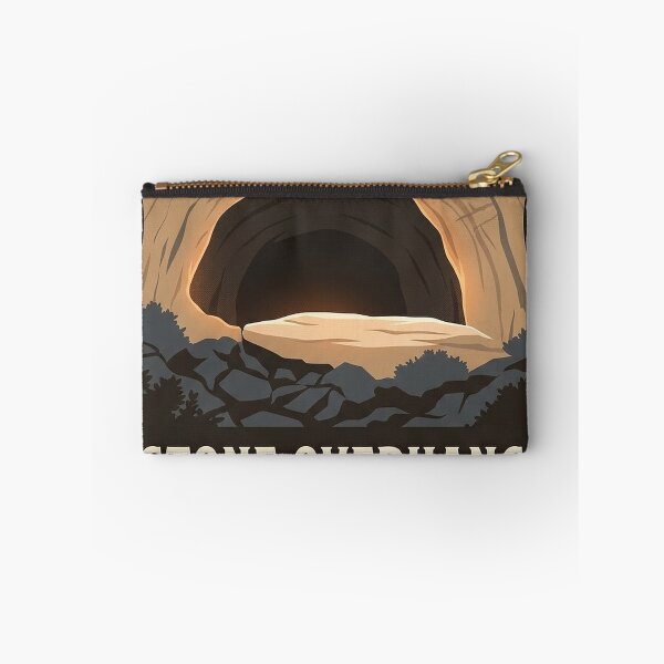 Item preview, Dismals Canyon Stone Overhang Alabama Crest Sticker designed and sold by DetourDgn.