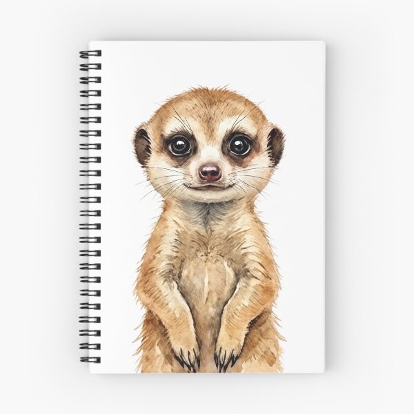 Item preview, Cute Watercolor Baby Meerkat designed and sold by Hendex.