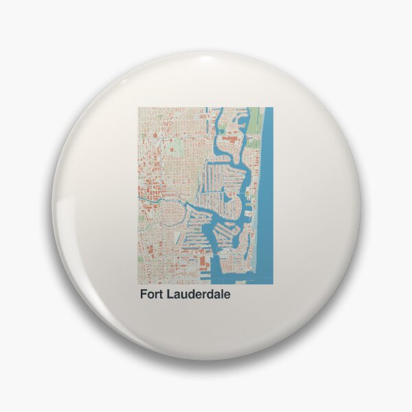 Item preview, Fort Lauderdale Minimalistic Map Art designed and sold by MapsNerd.